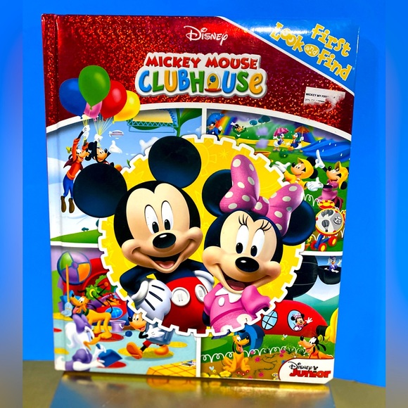 DISNEY MICKEY MOUSE CLUBHOUSE VTG 2011 FIRSt LOOK AND FIND BOOK DISNEY JUNIOR - Picture 1 of 15